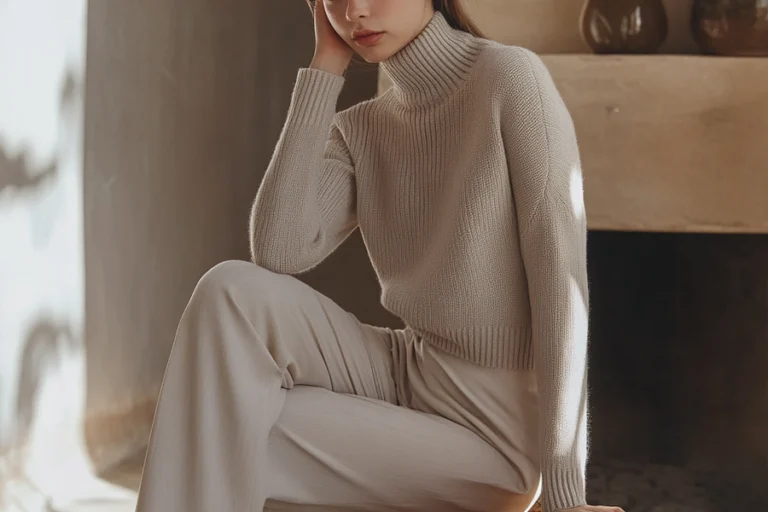 Warm Turtleneck Sweater